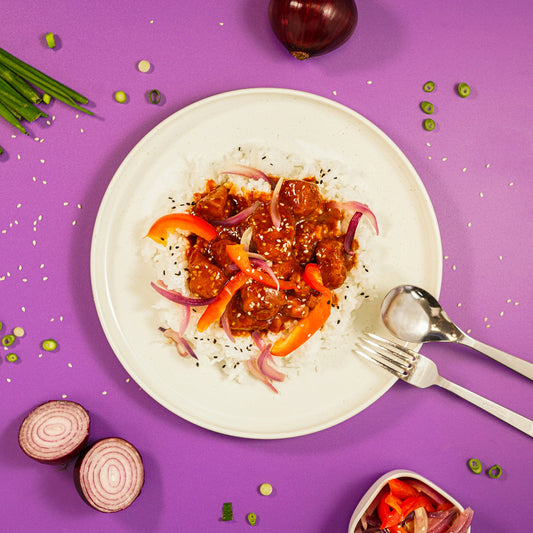 Spicy Korean Chicken and Jasmine Rice