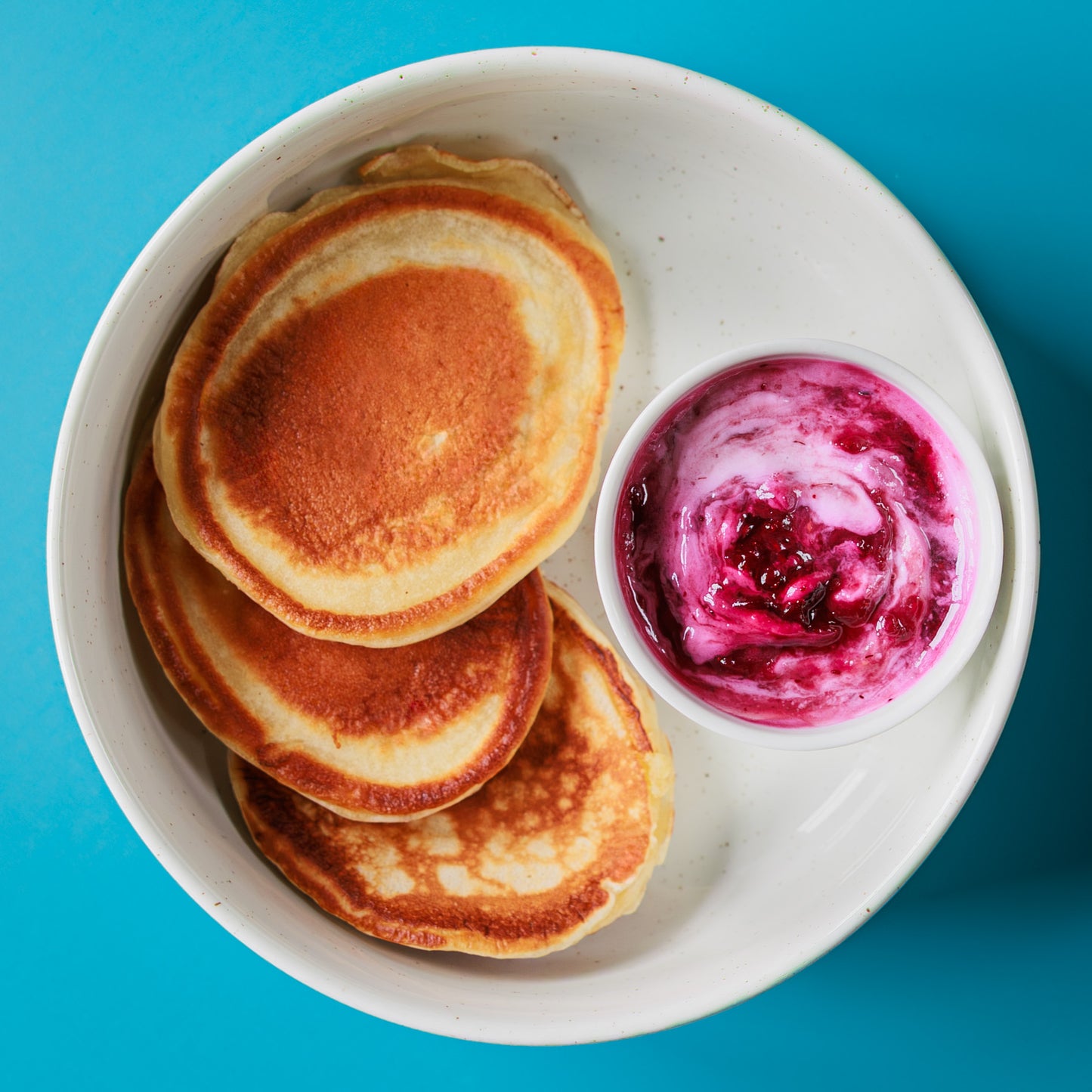 Protein Pancakes and Berry Compote