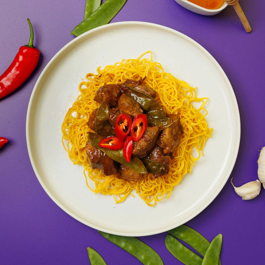 Honey Garlic Chicken and Noodles