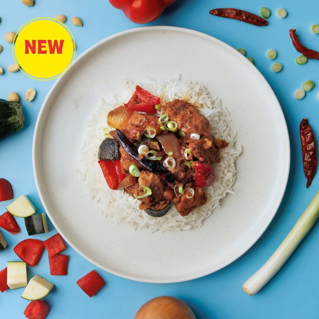 Kung Pao Chicken and Rice