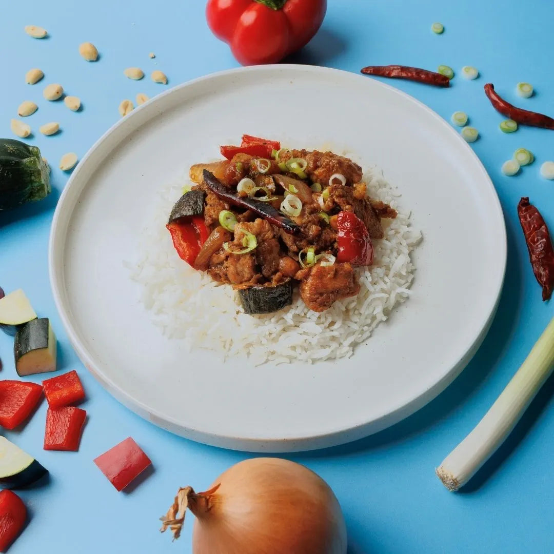 Kung Pao Chicken and Rice (Regular)