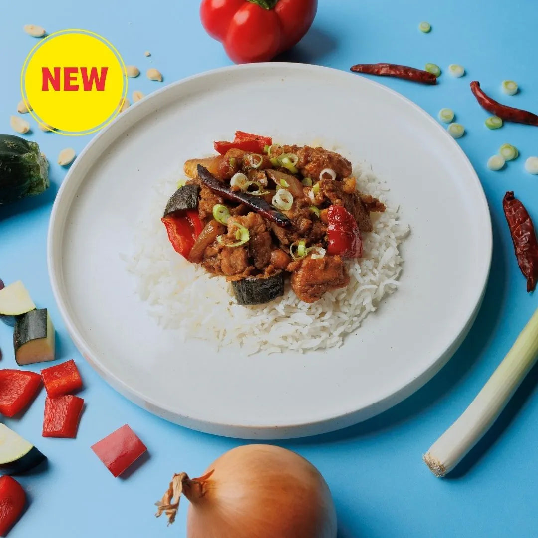 Kung Pao Chicken and Rice