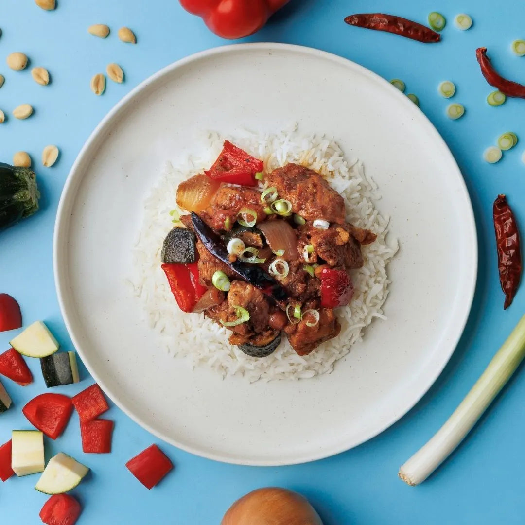 Kung Pao Chicken and Rice (Regular)