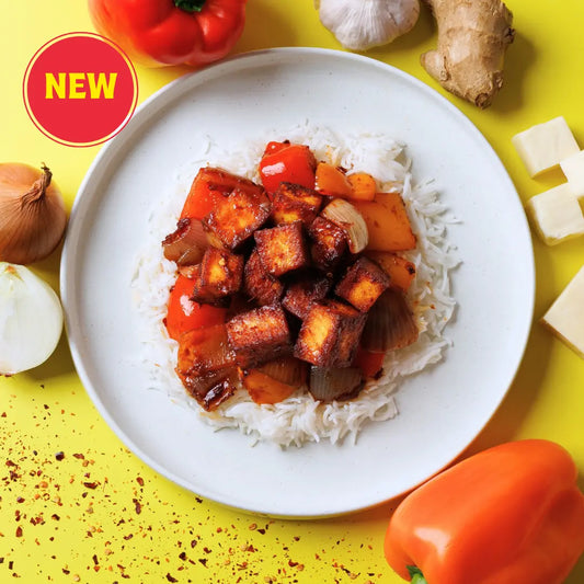 Sweet Chilli Paneer and Rice
